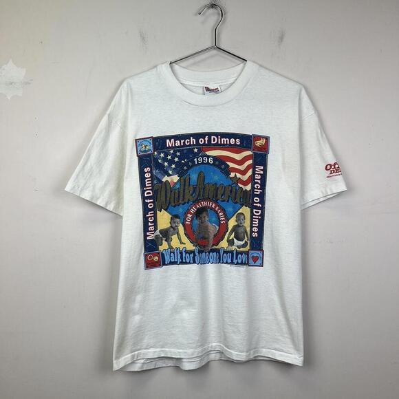 Vintage 1996 March of Dimes Walk America T-Shirt - Picture 1 of 5